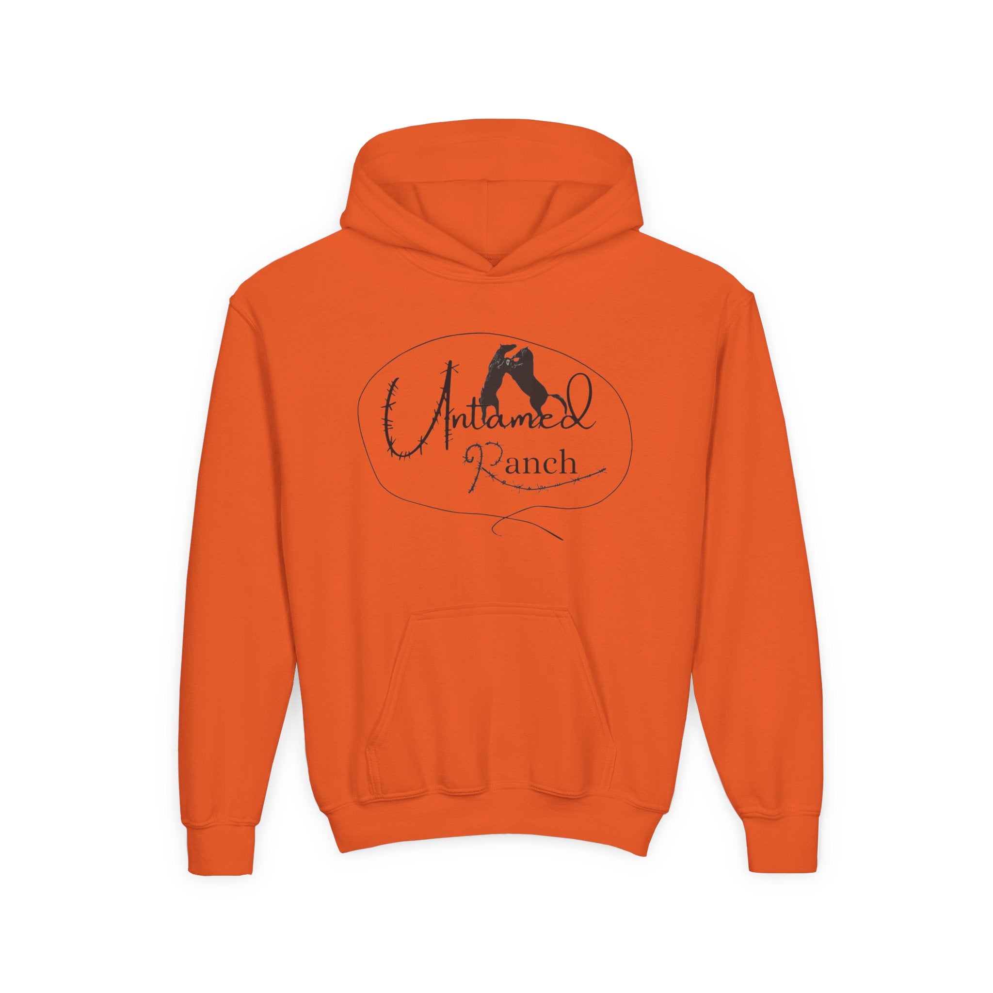 Youth Bucking bull Rodeo Heavy Blend Hooded Sweatshirt