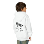Fear no more country horse Youth Heavy Blend Hooded Sweatshirt