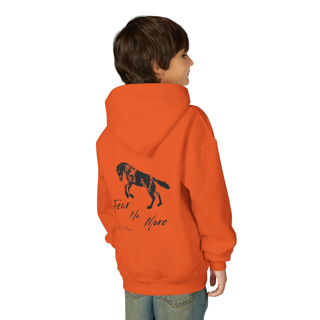 Fear no more country horse Youth Heavy Blend Hooded Sweatshirt