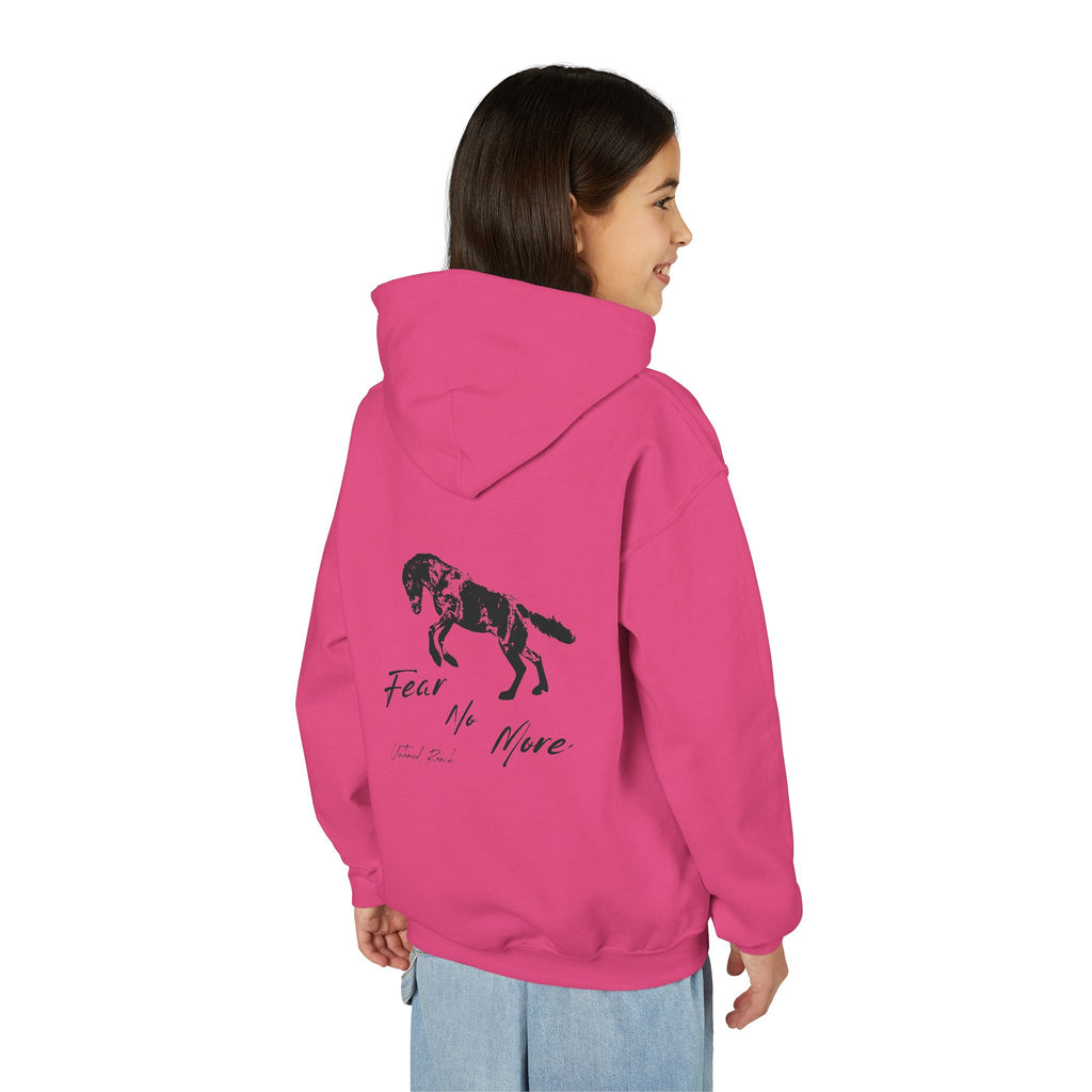 Fear no more country horse Youth Heavy Blend Hooded Sweatshirt