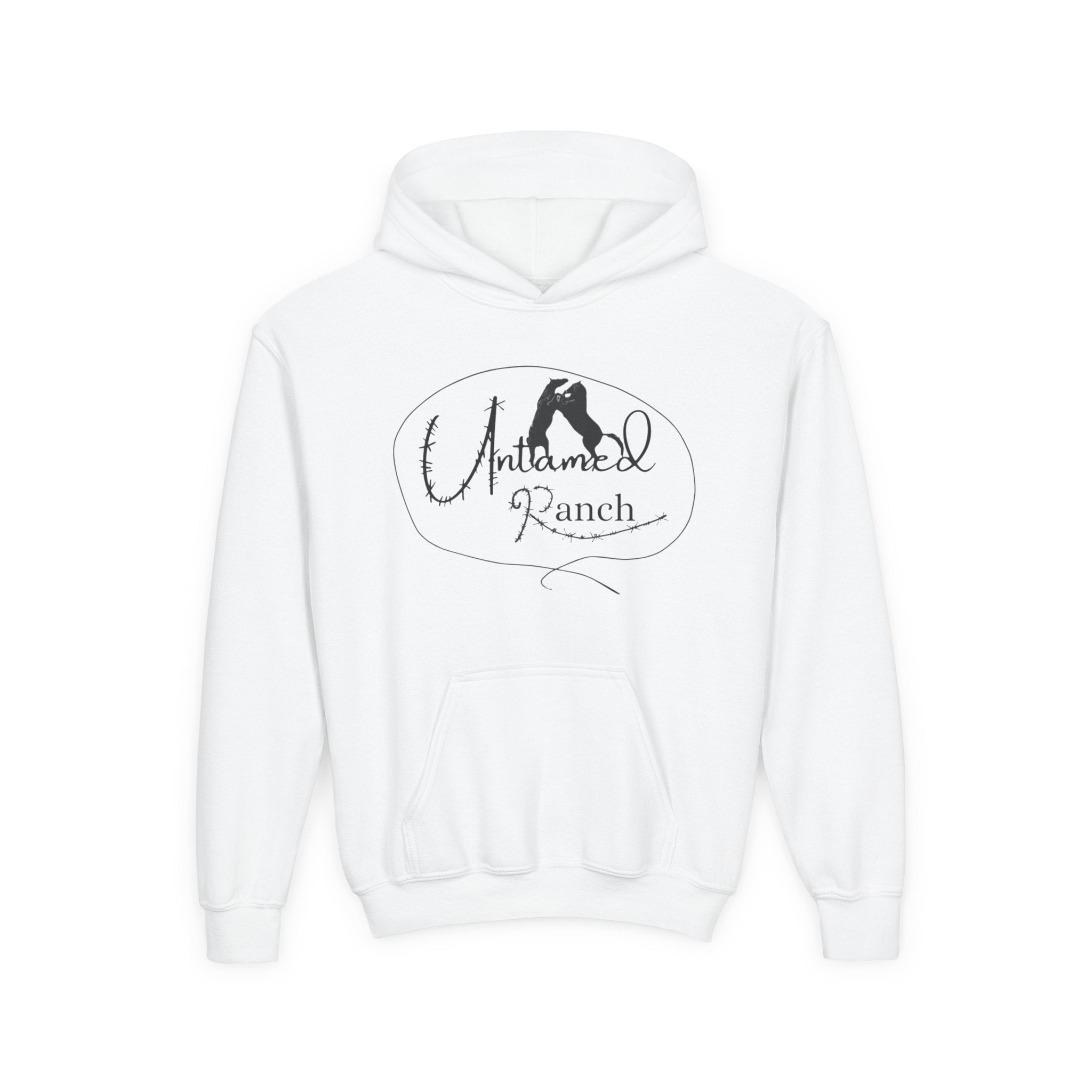 Youth Bucking bull Rodeo Heavy Blend Hooded Sweatshirt