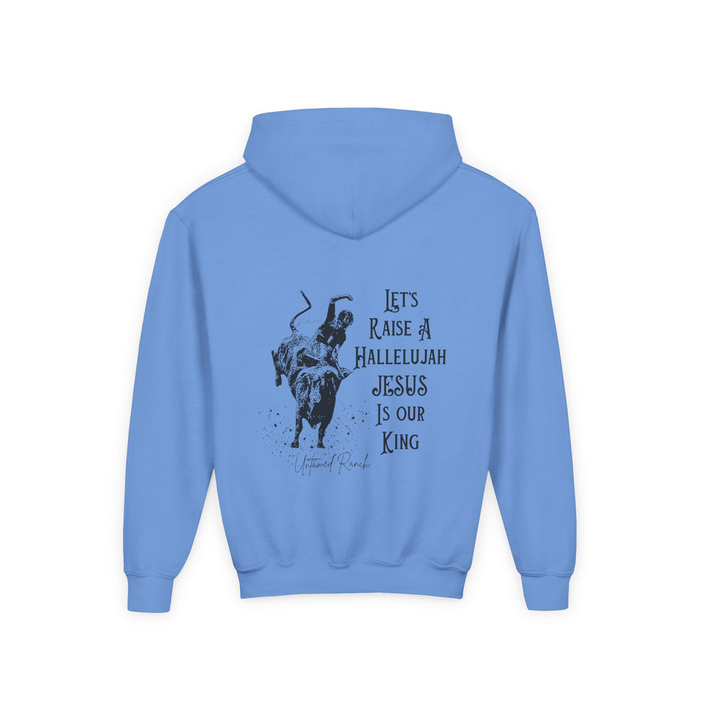 Youth Bucking bull Rodeo Heavy Blend Hooded Sweatshirt