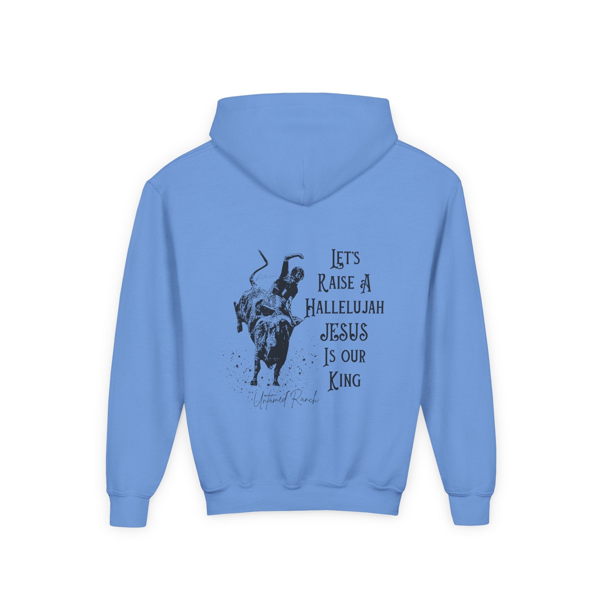 Youth Bucking bull Rodeo Heavy Blend Hooded Sweatshirt