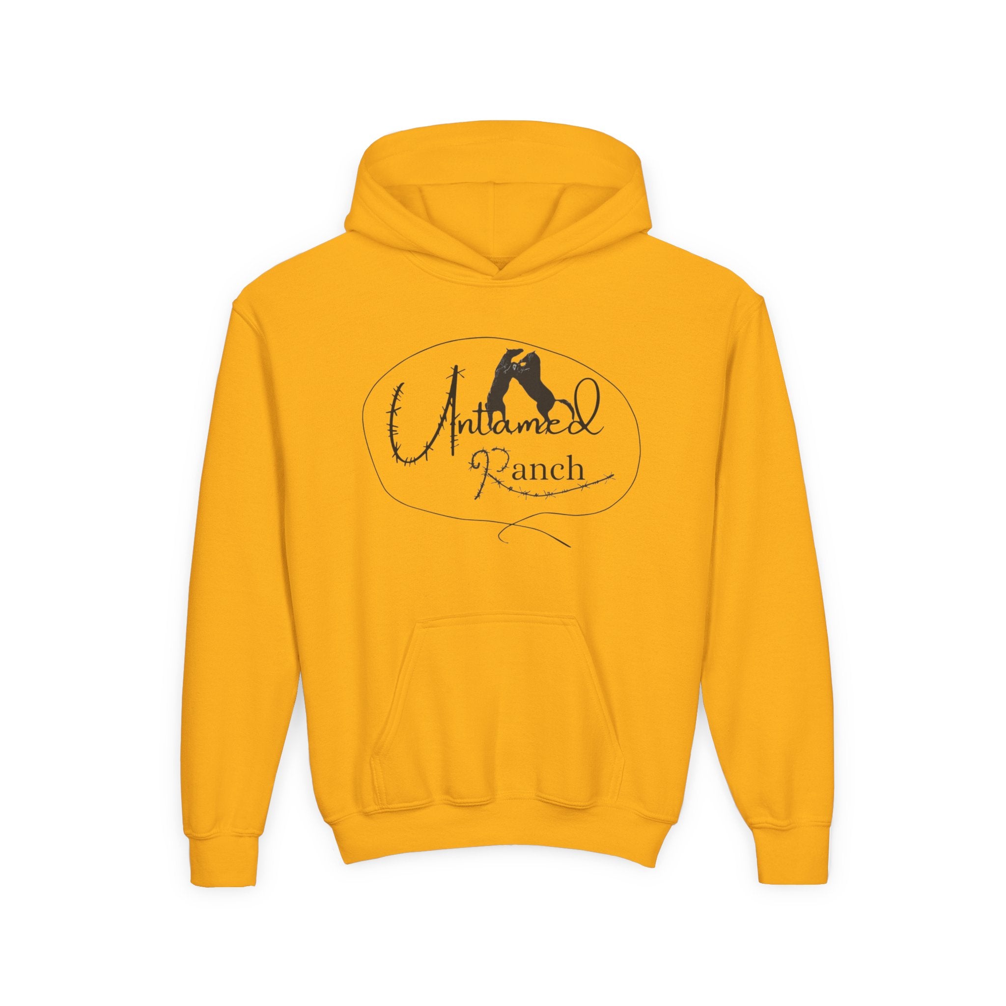 Youth Bucking bull Rodeo Heavy Blend Hooded Sweatshirt