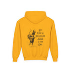 Youth Bucking bull Rodeo Heavy Blend Hooded Sweatshirt
