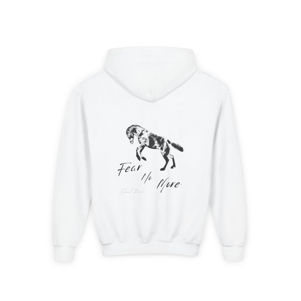 Fear no more country horse Youth Heavy Blend Hooded Sweatshirt