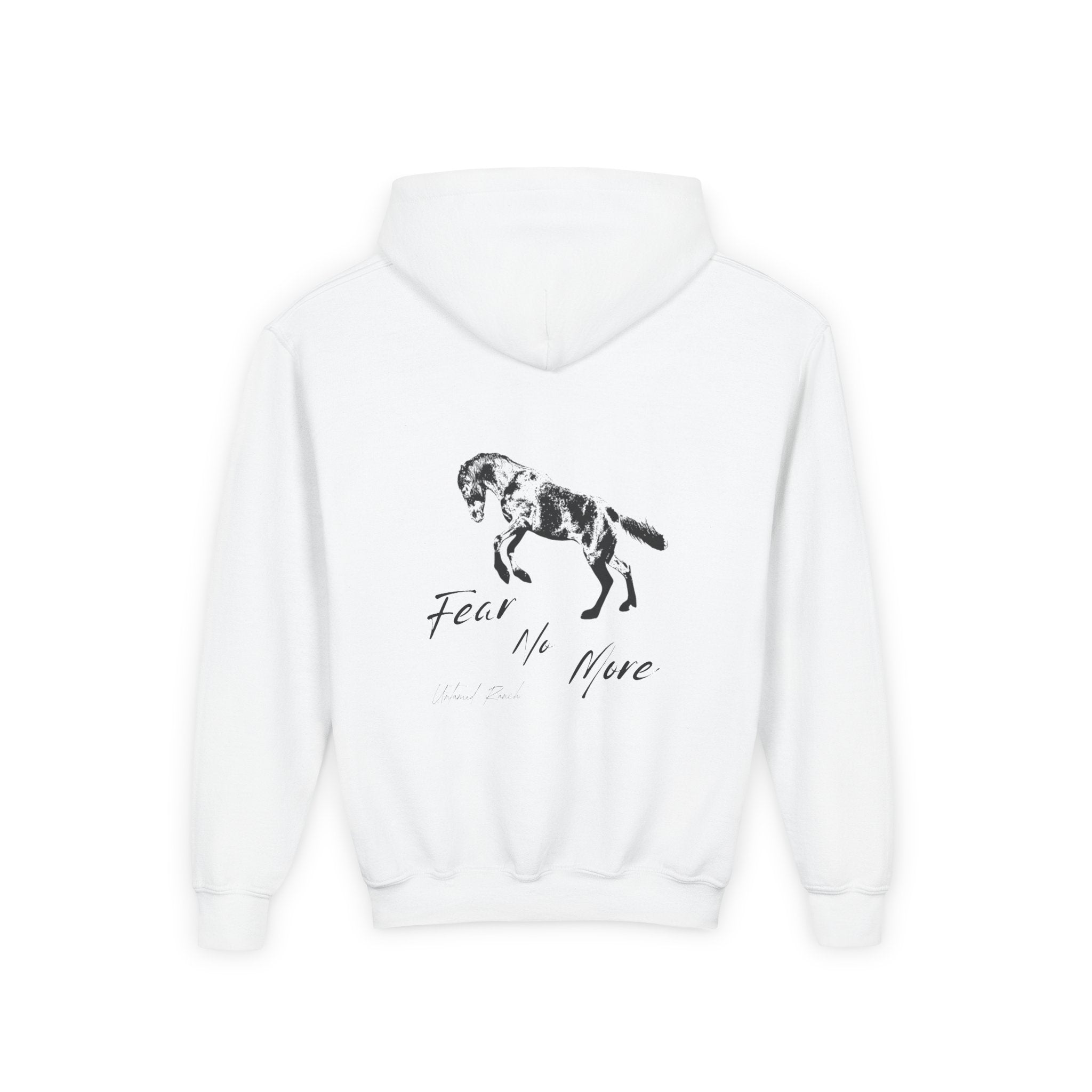 Fear no more country horse Youth Heavy Blend Hooded Sweatshirt