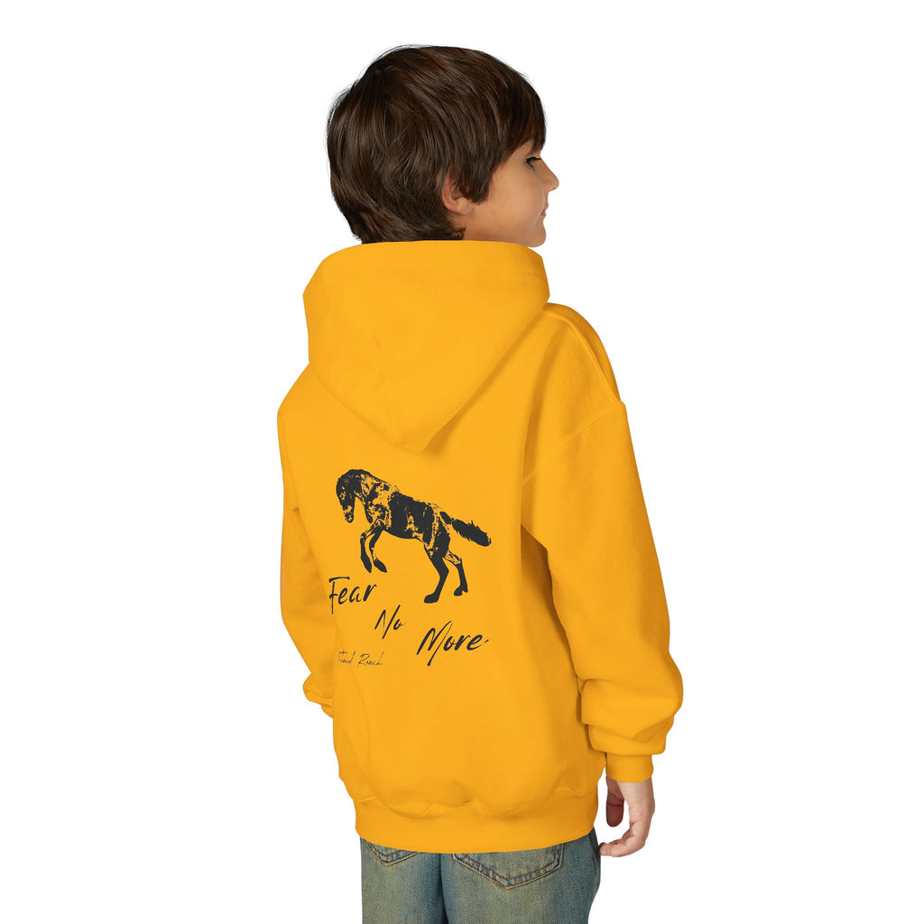 Fear no more country horse Youth Heavy Blend Hooded Sweatshirt