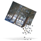 Snowy evergreens Jigsaw puzzle
