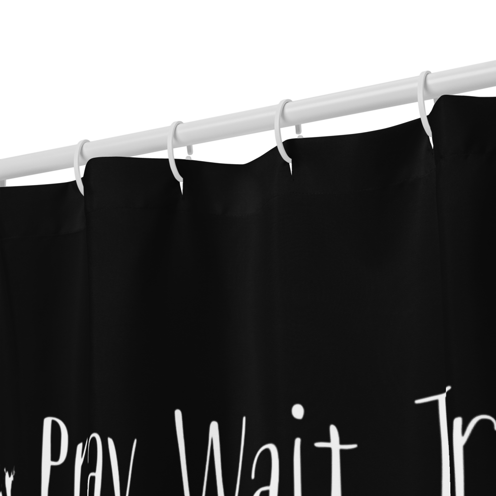 Inspirational western horse Shower curtain