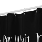 Inspirational western horse Shower curtain